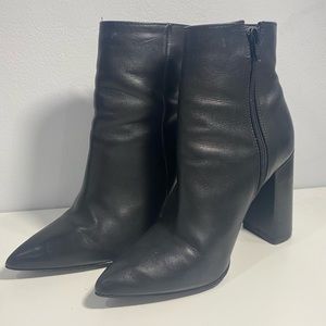 Steve Madden Black Boot Heels